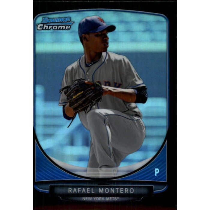 2013 Bowman Chrome Prospects Black Refractors #BCP50 Rafael Montero