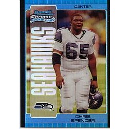 2005 Bowman Chrome Blue Refractors #208 Chris Spencer