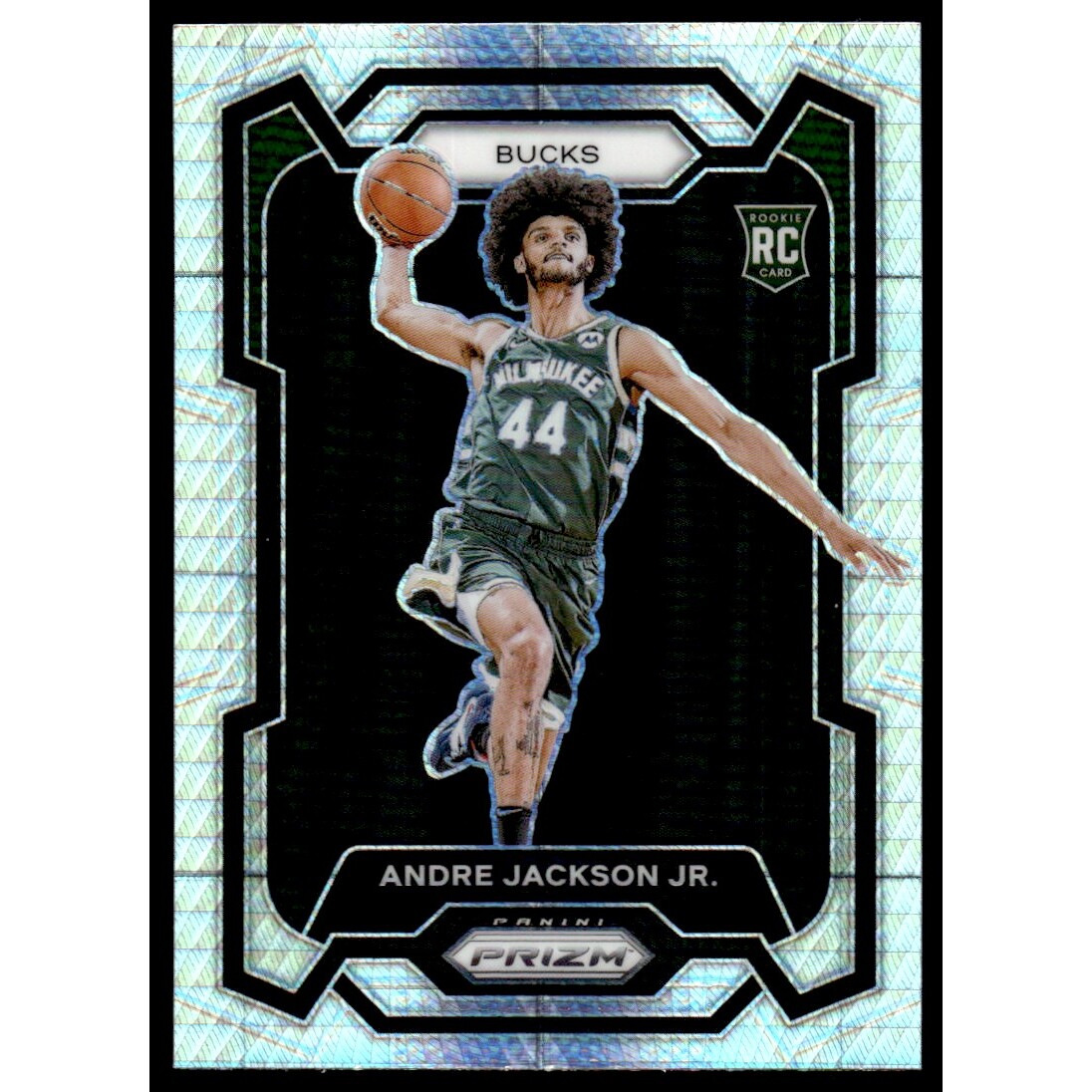 2023-24 Panini Prizm Prizms Hyper #131 Andre Jackson Jr.. rookie card picture