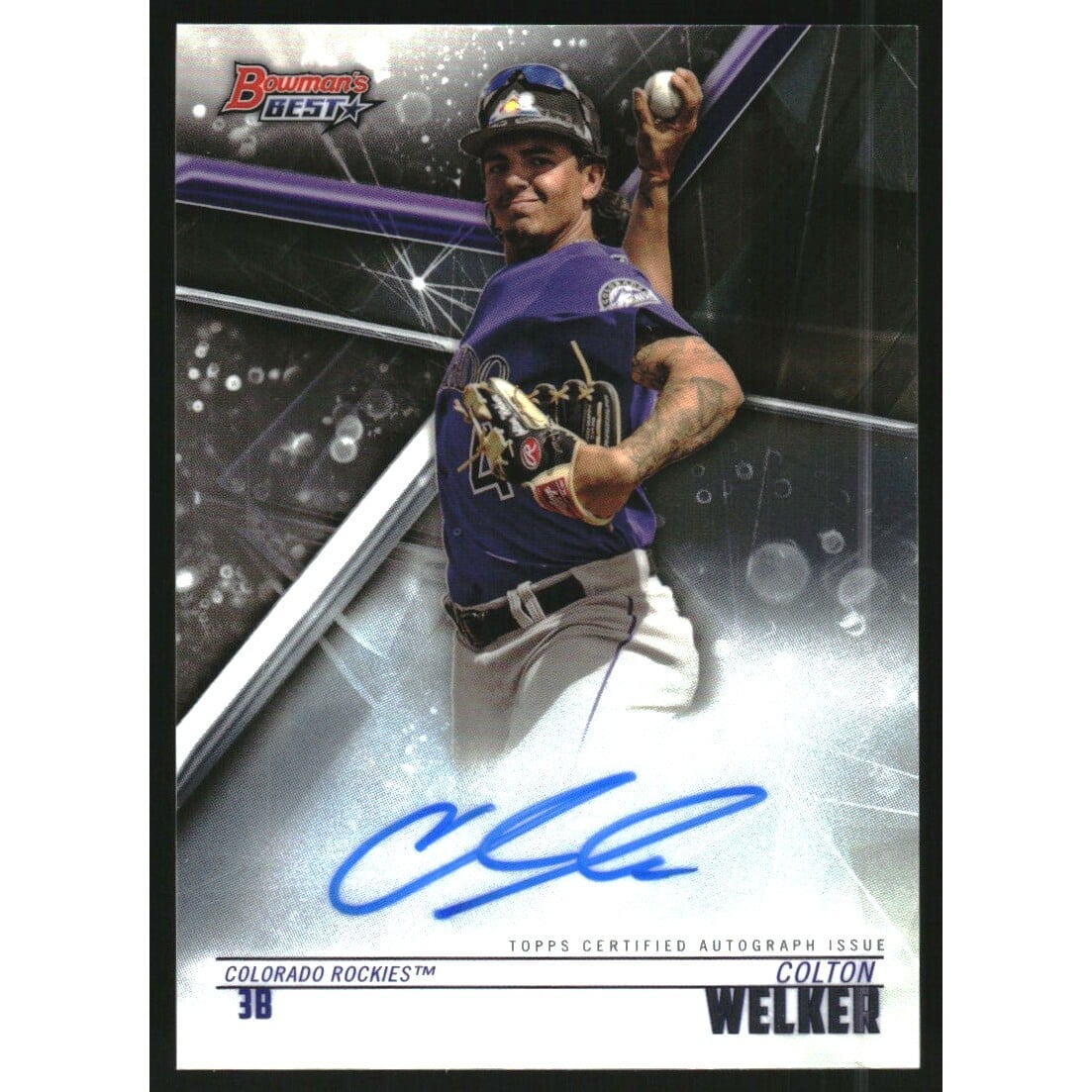 2018 Bowman's Best Best of '18 Autographs #B18CW Colton Welker