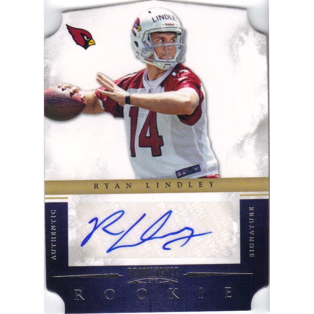 2012 Panini Prominence #201 Ryan Lindley AU/199 RC. rookie card picture