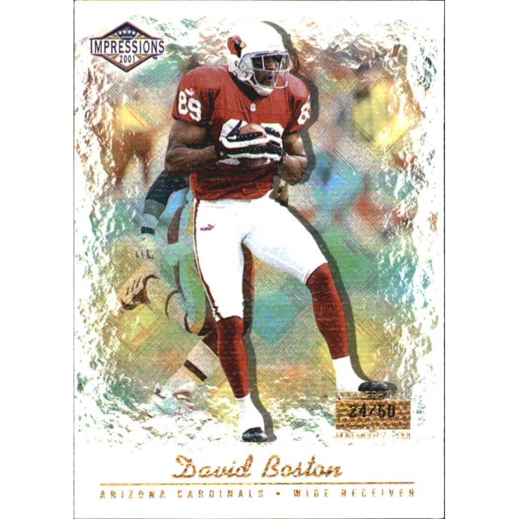 2001 Pacific Impressions Premiere Date #1 David Boston