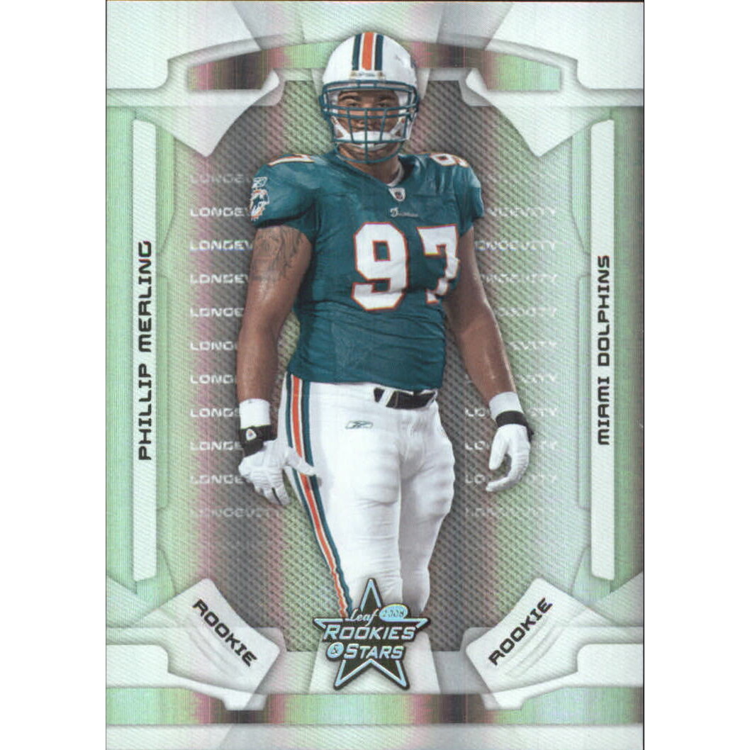 2008 Leaf Rookies and Stars Longevity Parallel Silver Holofoil #170 Phillip Merling