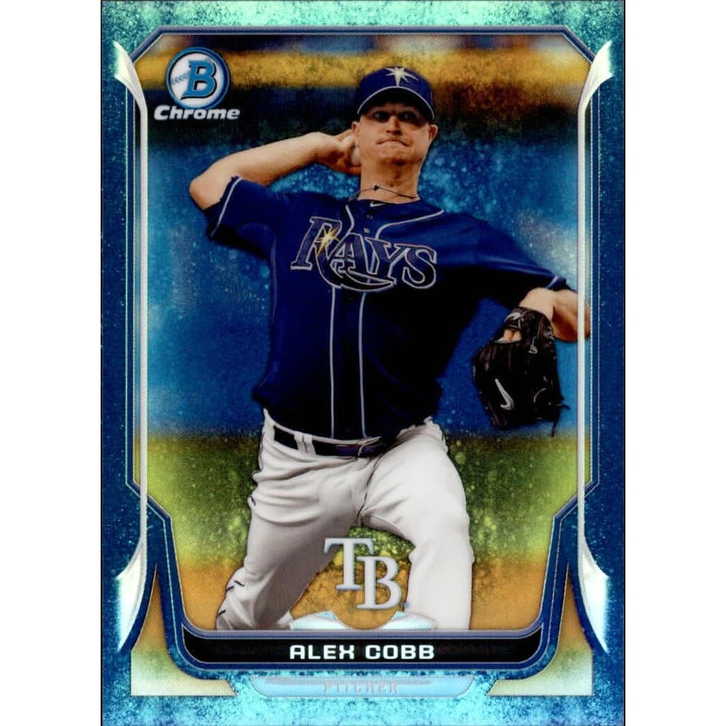 2014 Bowman Chrome Bubble Refractors #105 Alex Cobb