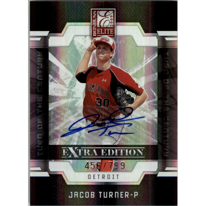 2009 Donruss Elite Extra Edition Signature Turn of the Century #9 Jacob Turner AU/799. rookie card picture