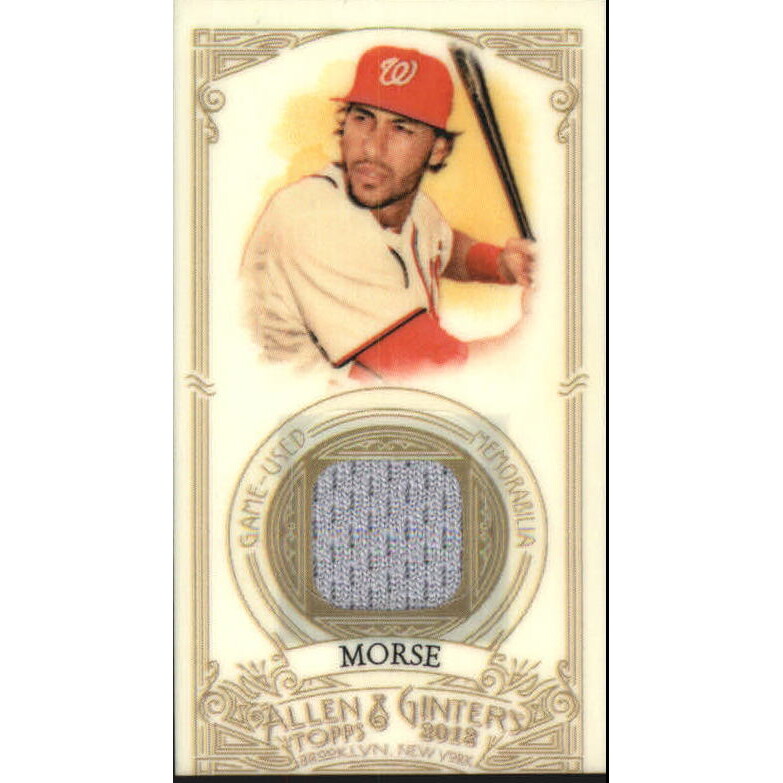 2012 Topps Allen and Ginter Relics #MM Mike Morse. rookie card picture