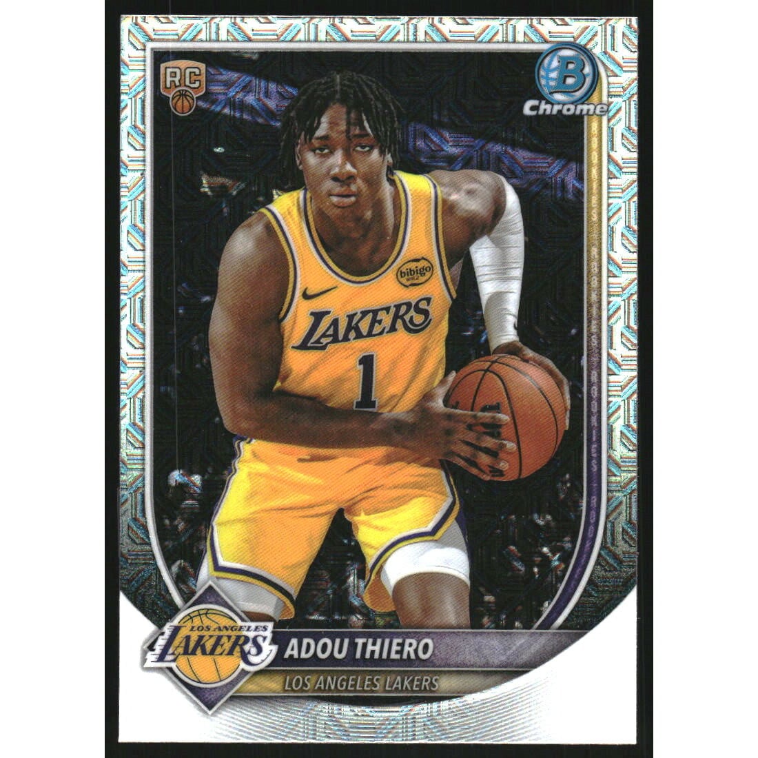 2025-26 Bowman Chrome Mojo Refractors #BCV36 Adou Thiero