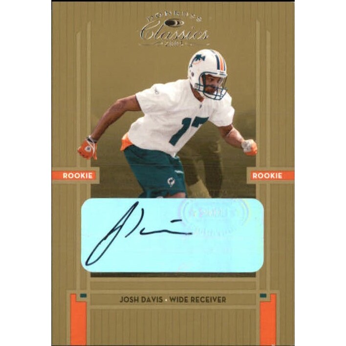 2005 Donruss Classics #244 Josh Davis AU RC. rookie card picture