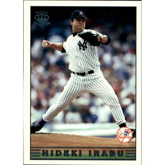 1999 Pacific Crown Collection Platinum Blue #189 Hideki Irabu