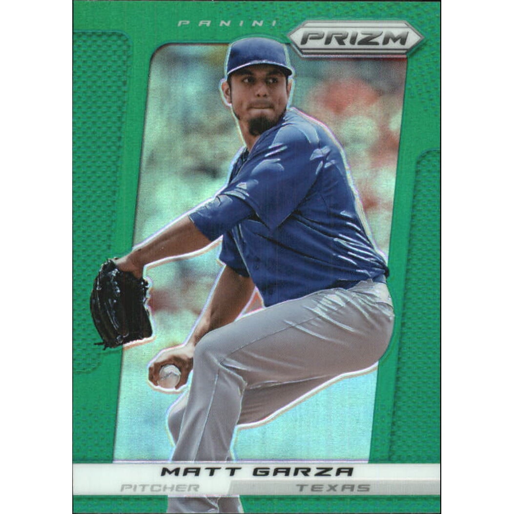2013 Panini Prizm Prizms Green #144 Matt Garza. rookie card picture