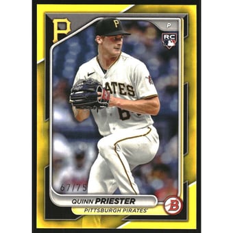 2024 Bowman Yellow #67 Quinn Priester