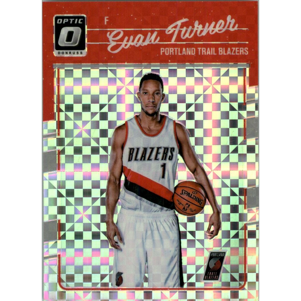 2016-17 Donruss Optic Checkerboard #132 Evan Turner
