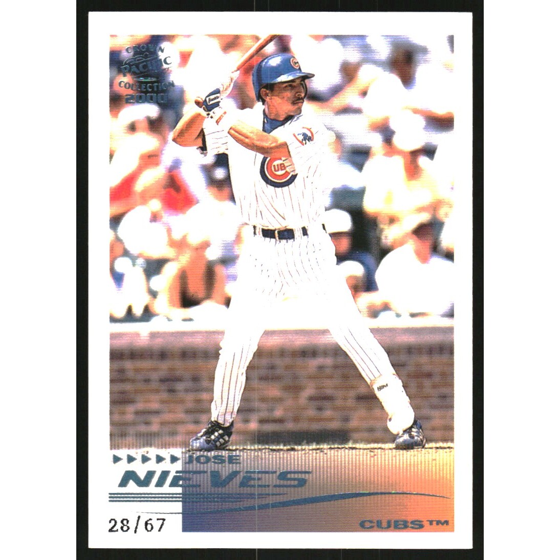 2000 Pacific Crown Collection Platinum Blue #51 Jose Nieves 2000 Pacific Crown Collection Platinum Blue #51 Jose Nieves