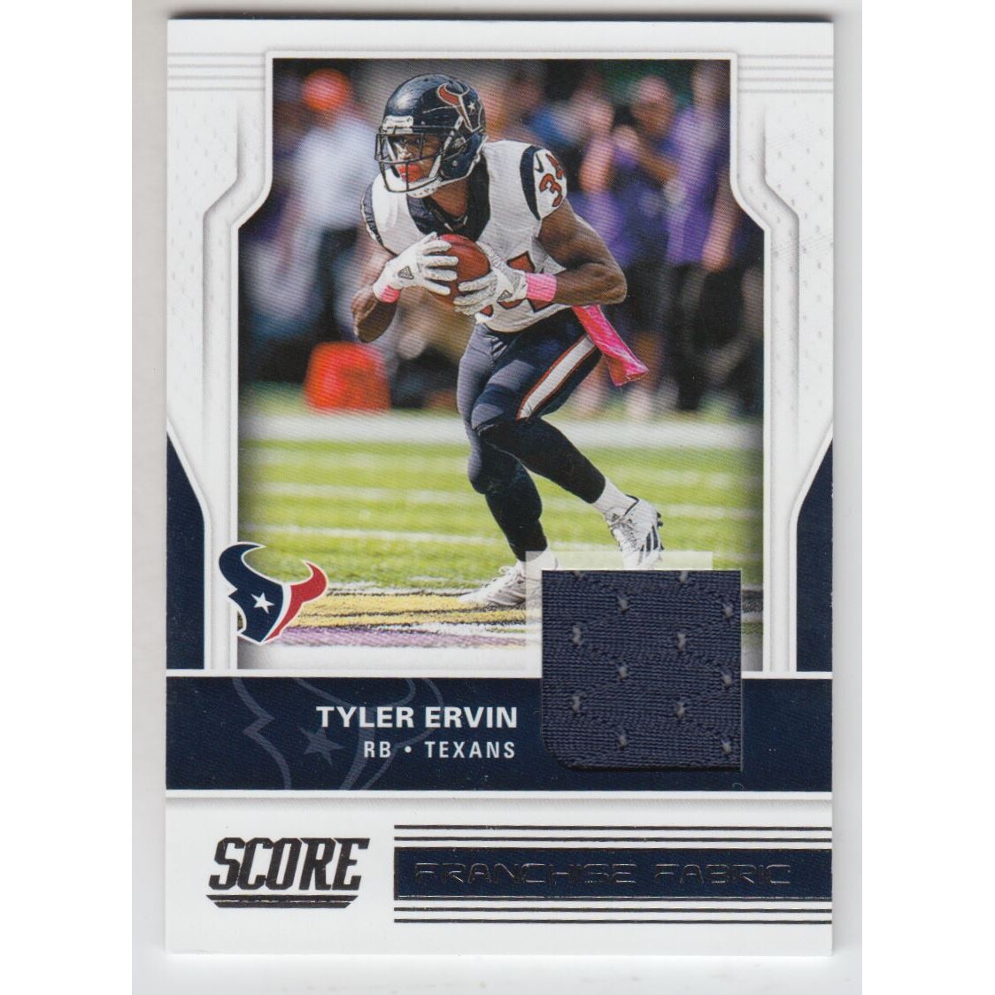 2017 Score Franchise Fabric #3 Tyler Ervin