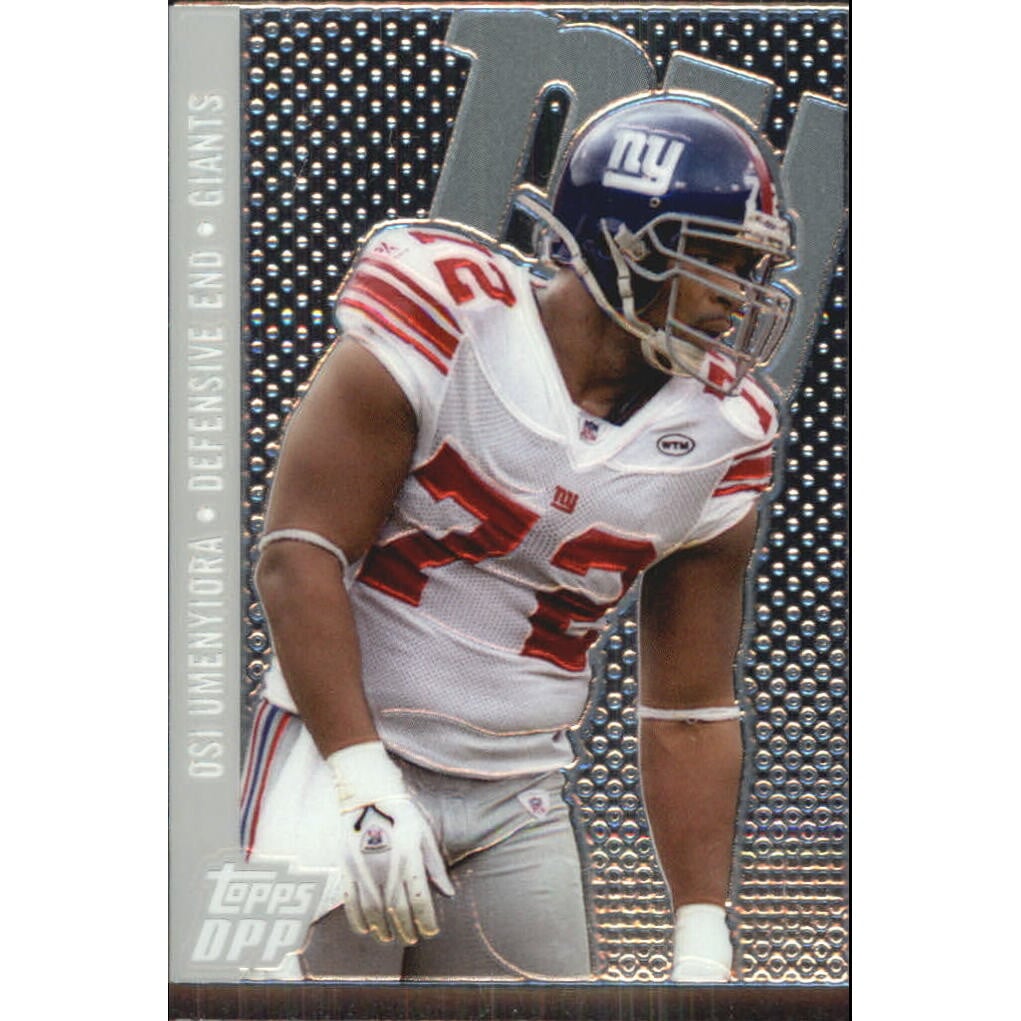 2006 Topps Draft Picks and Prospects Chrome Silver #96 Osi Umenyiora. rookie card picture