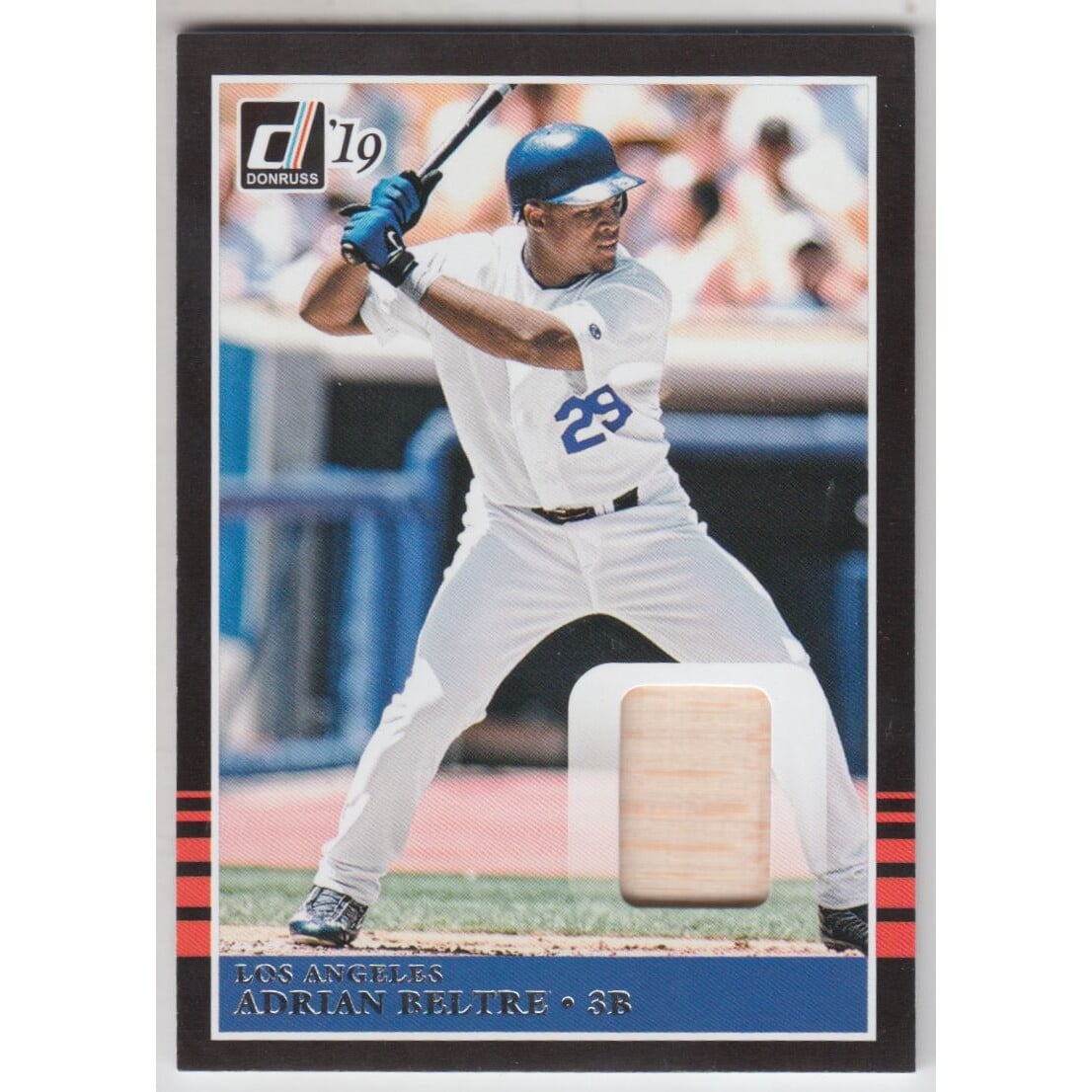 2019 Donruss '85 Retro Materials #16 Adrian Beltre. rookie card picture