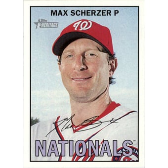 2016 Topps Heritage #459 Max Scherzer SP