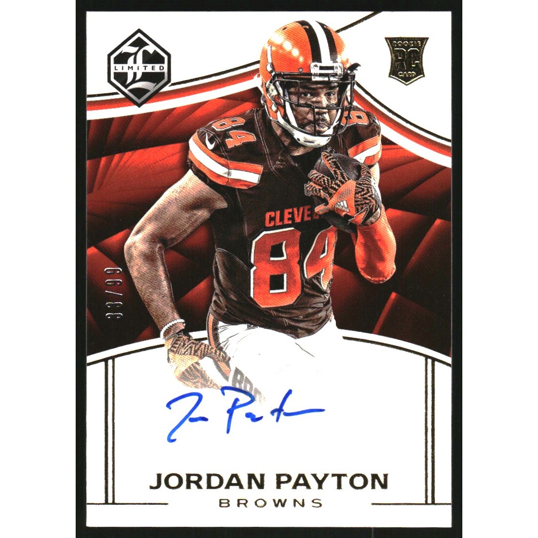 2016 Limited #181 Jordan Payton AU/99 RC