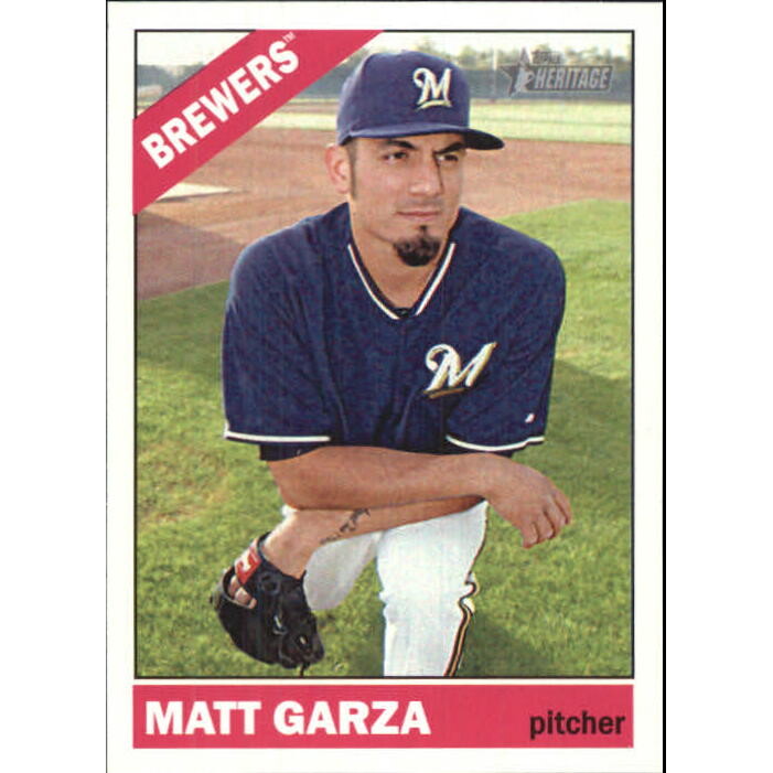 2015 Topps Heritage Gum Stained Back #418 Matt Garza