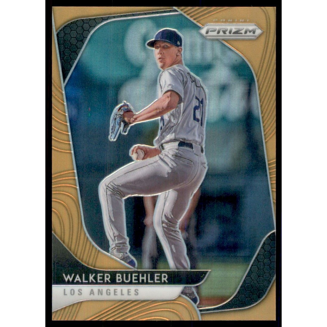 2020 Panini Prizm Prizms Neon Orange #200 Walker Buehler. rookie card picture