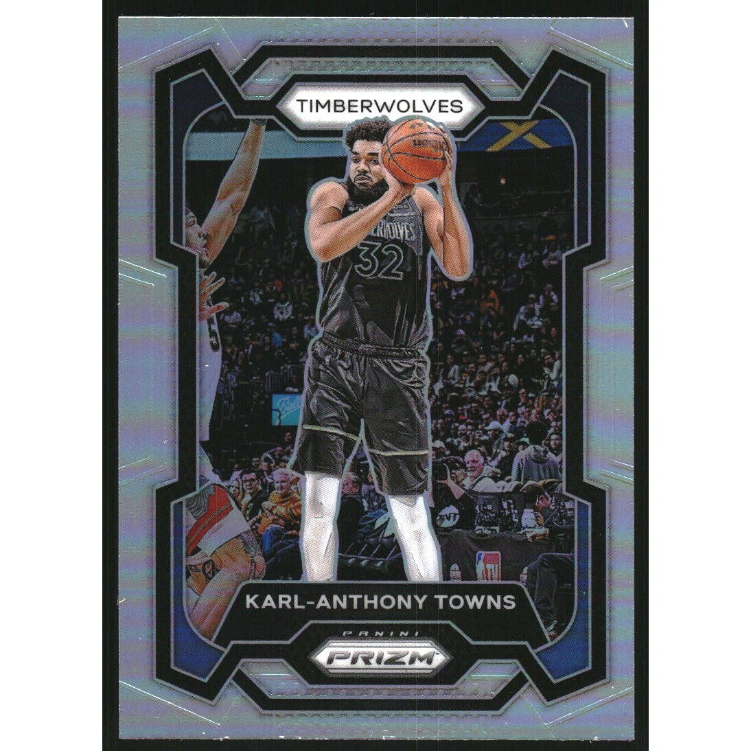 2023-24 Panini Prizm Prizms Silver #78 Karl-Anthony Towns