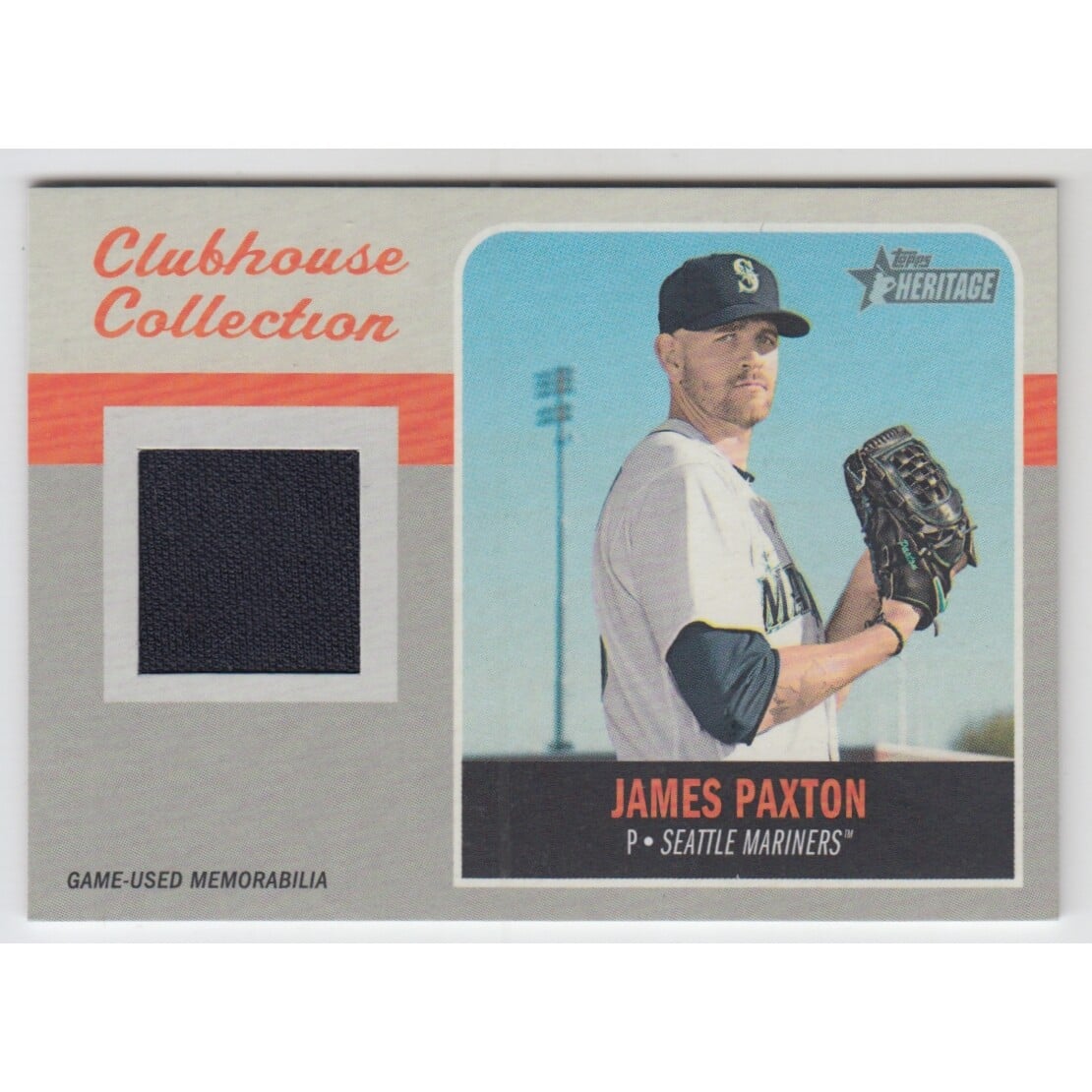 2019 Topps Heritage Clubhouse Collection Relics #CCRJP James Paxton
