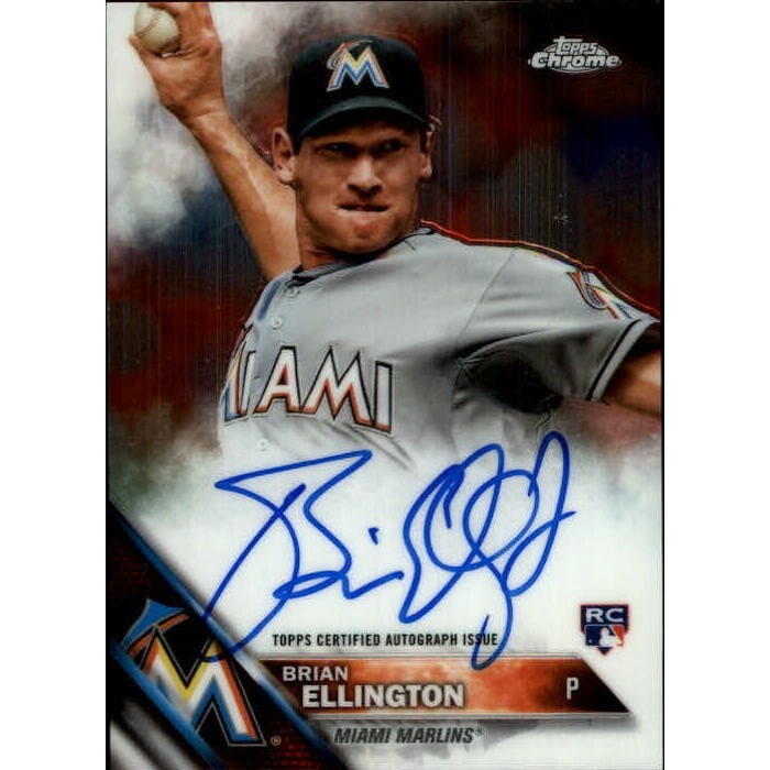 2016 Topps Chrome Rookie Autographs #RABE Brian Ellington