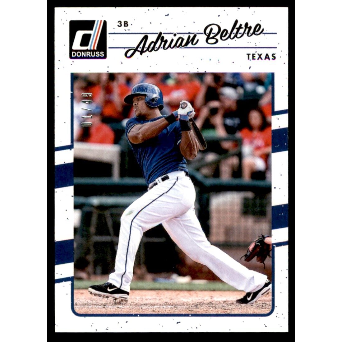 2017 Donruss Aqueous Test Proof #158 Adrian Beltre. rookie card picture