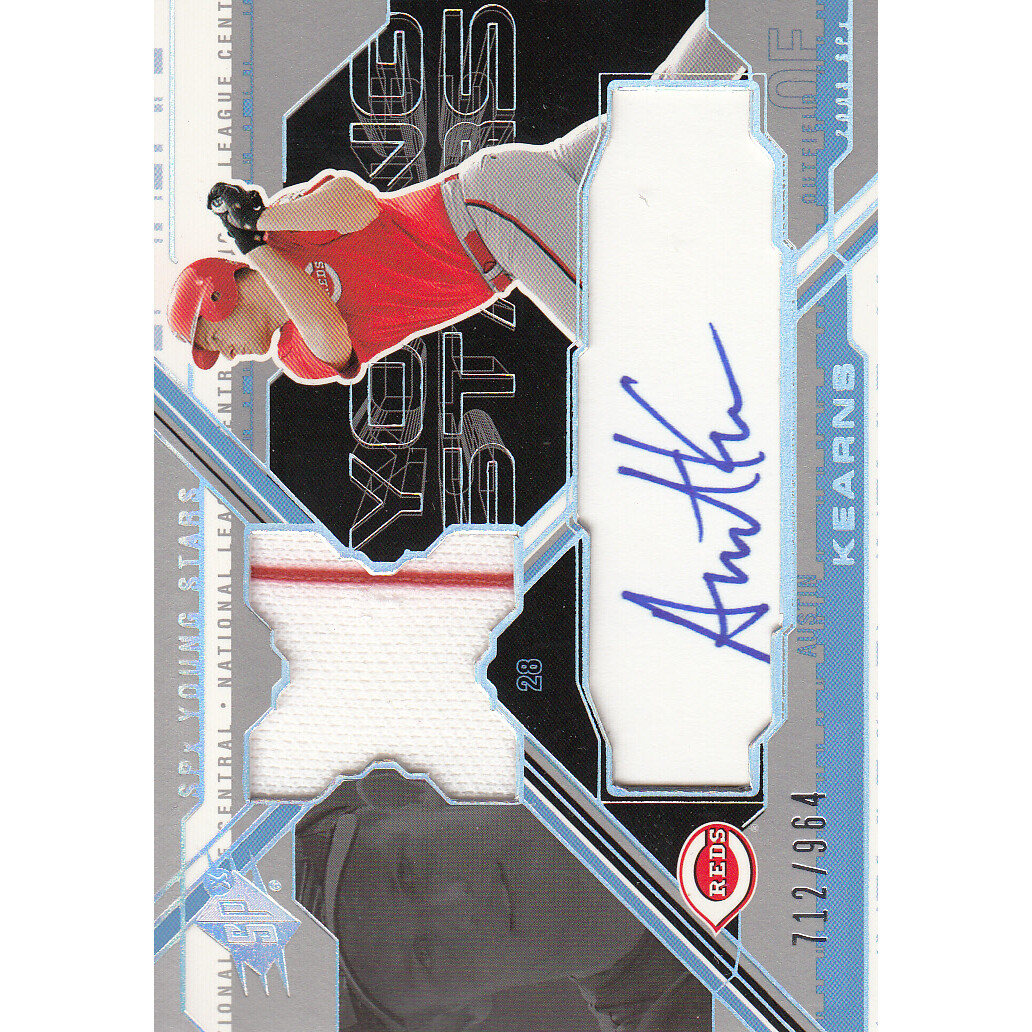 2003 SPx Young Stars Autograph Jersey #AK Austin Kearns/964