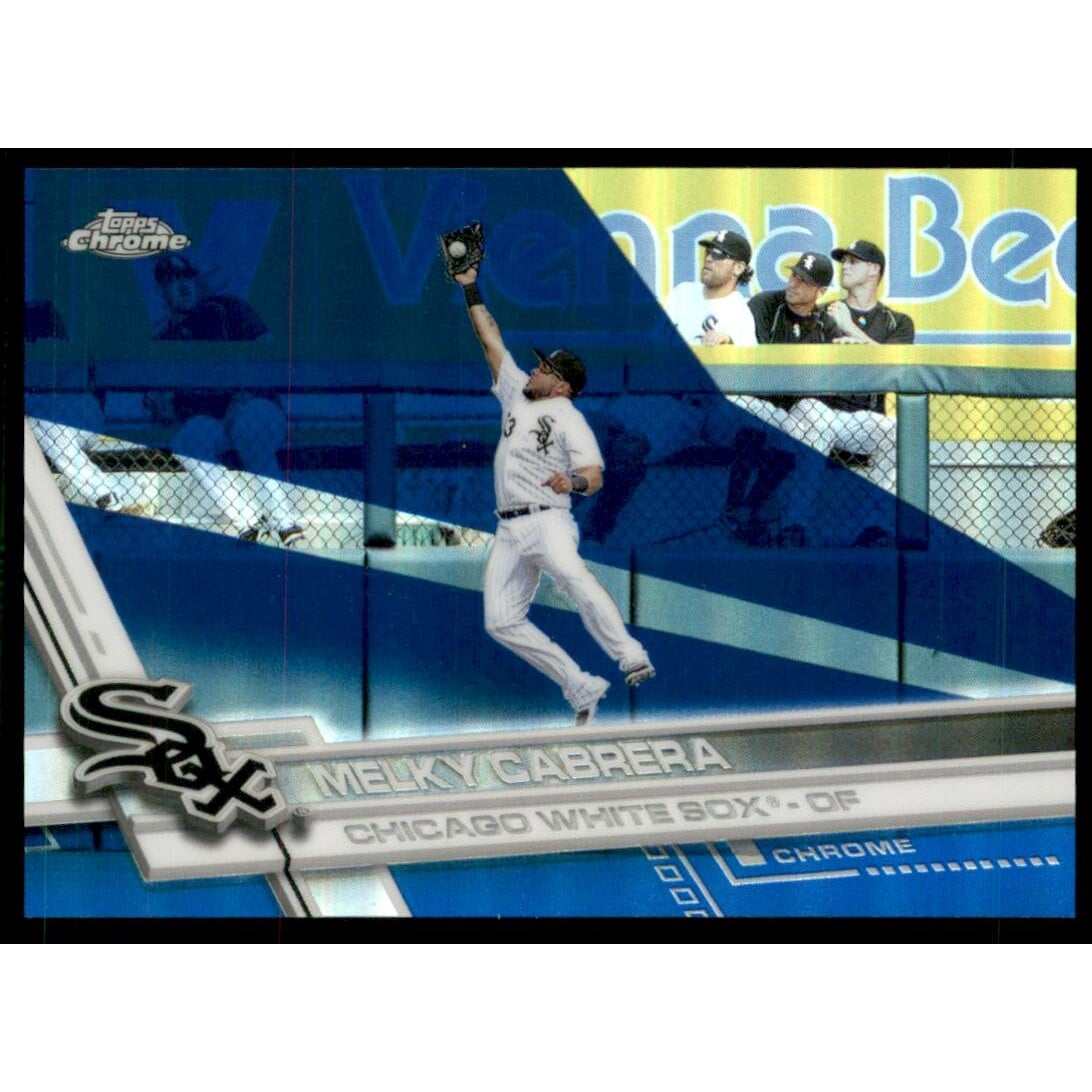 2017 Topps Chrome Blue Refractors #166 Melky Cabrera