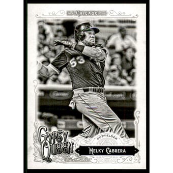 2017 Topps Gypsy Queen Black and White #294 Melky Cabrera
