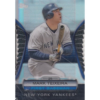2012 Topps Golden Moments Die Cuts #GMDC64 Mark Teixeira