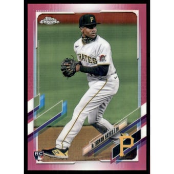 2021 Topps Chrome Magenta Refractors #191 Ke'Bryan Hayes