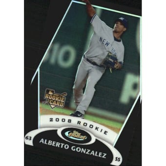 2008 Finest Refractors Black #126 Alberto Gonzalez