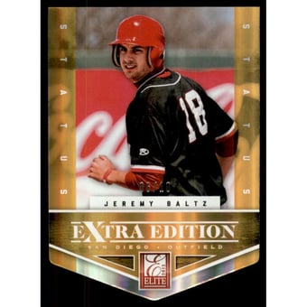 2012 Elite Extra Edition Status Orange #156 Jeremy Baltz