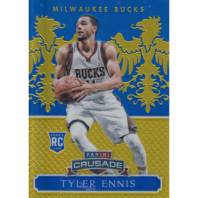 2014-15 Panini Excalibur Crusade Blue #183 Tyler Ennis. rookie card picture