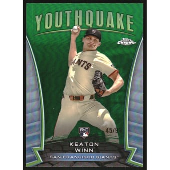 2024 Topps Chrome Youthquake Green Refractors #YQ90 Keaton Winn