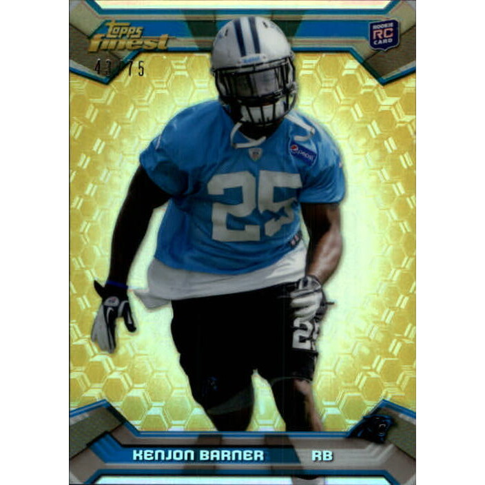 2013 Finest Gold Refractors #144 Kenjon Barner
