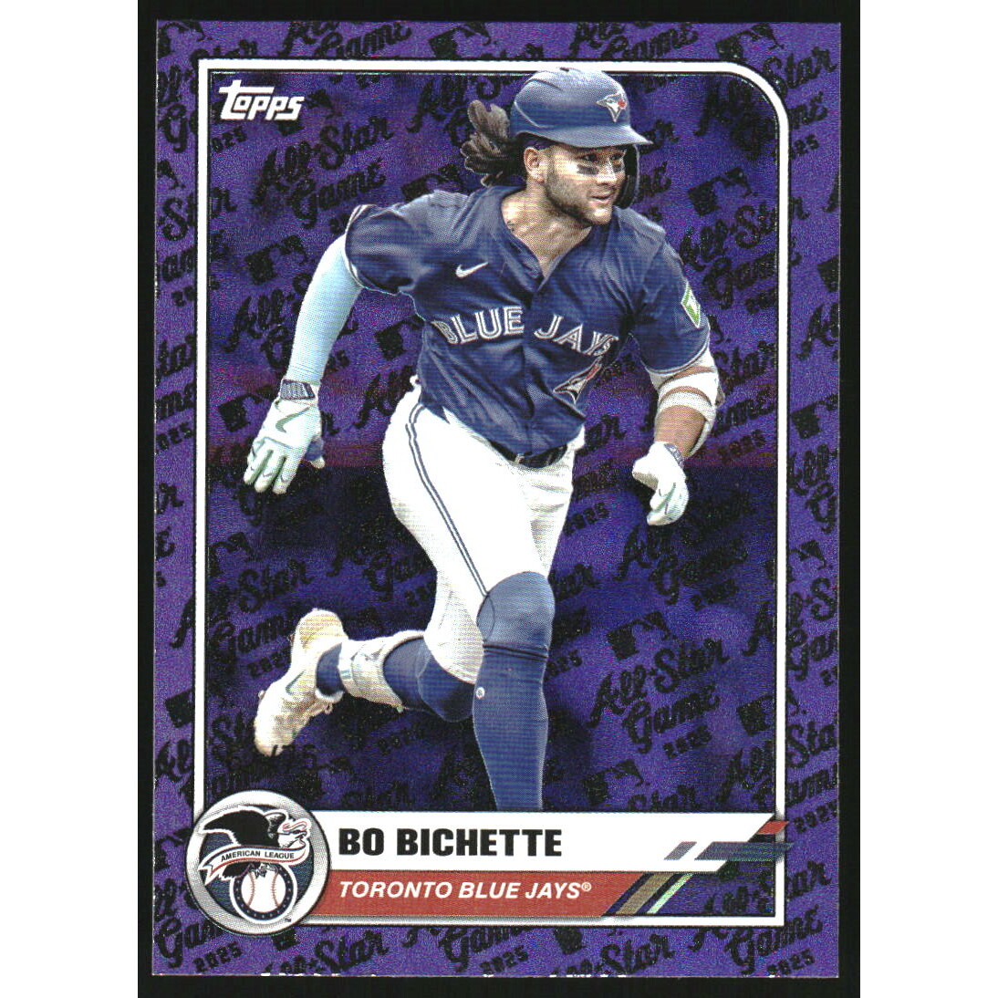 2025 Topps All-Star Game Purple Foil #12 Bo Bichette