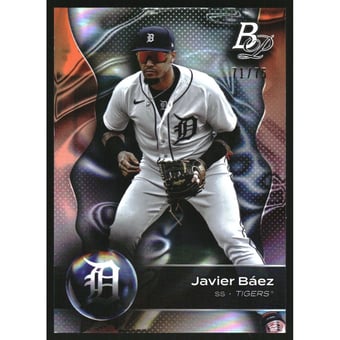 2023 Bowman Platinum Platinum Bar Foil #19 Javier Baez