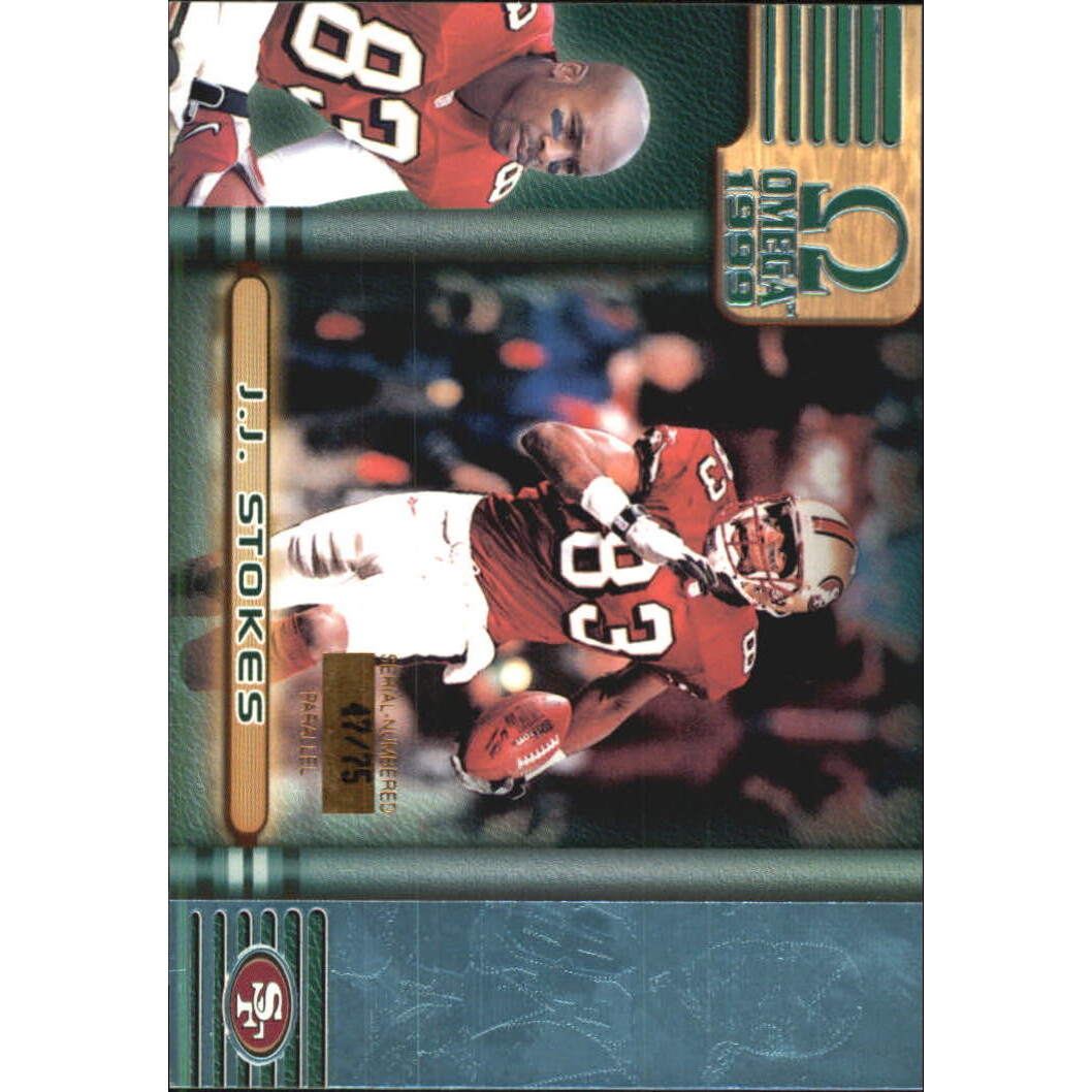 1999 Pacific Omega Platinum Blue #207 J.J. Stokes