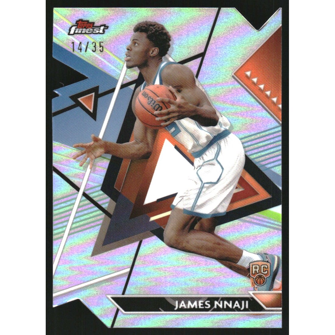 2023-24 Finest Die-Cut Refractors #190 James Nnaji UC