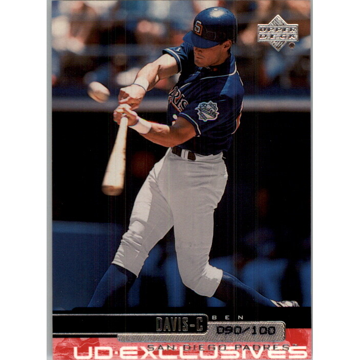 2000 Upper Deck Exclusives Silver #222 Ben Davis. rookie card picture