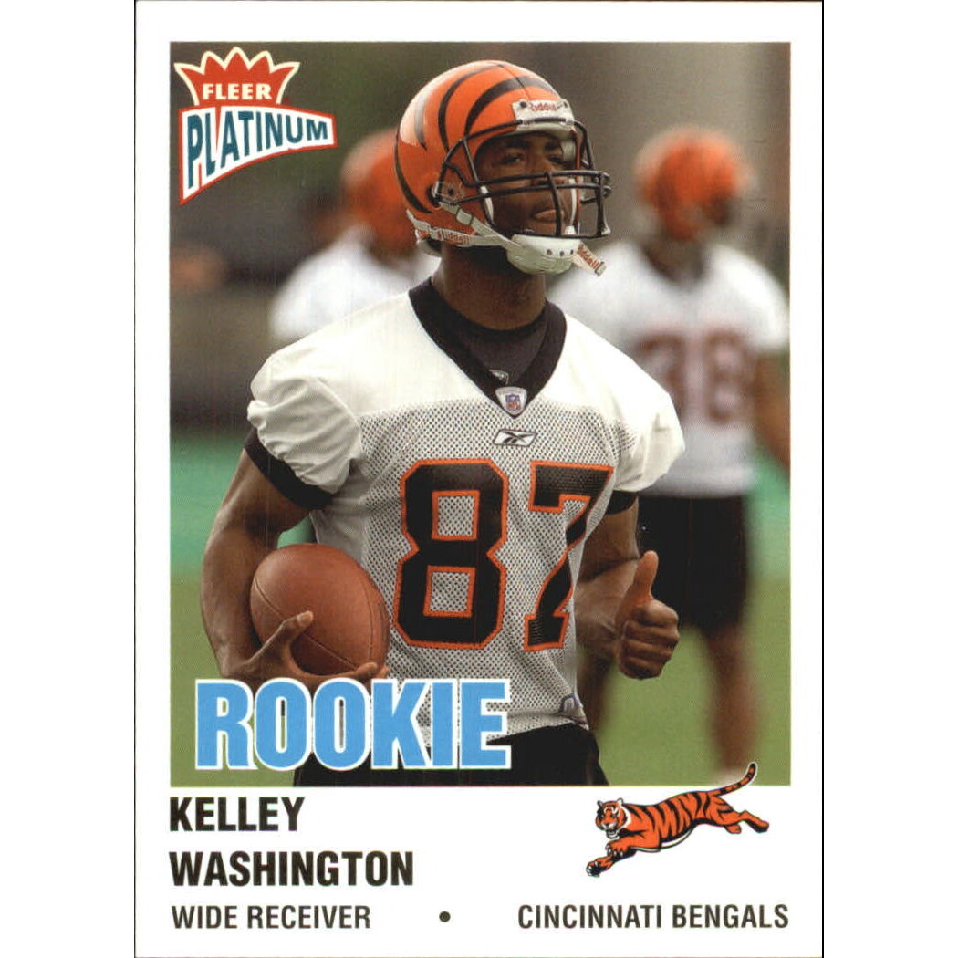 2003 Fleer Platinum Finish #252 Kelley Washington