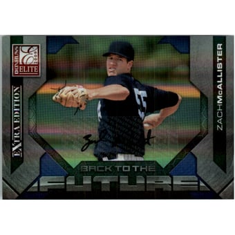 2009 Donruss Elite Extra Edition Back to the Future Signatures #39 Zach McAllister/99