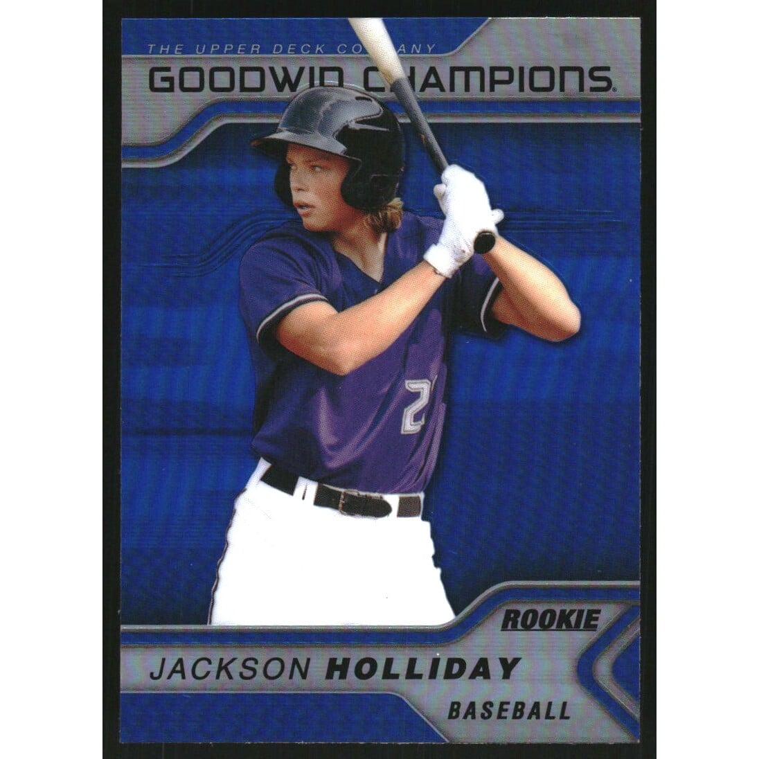 2023 Upper Deck Goodwin Champions Platinum Rainbow Blue #P20 Jackson Holliday
