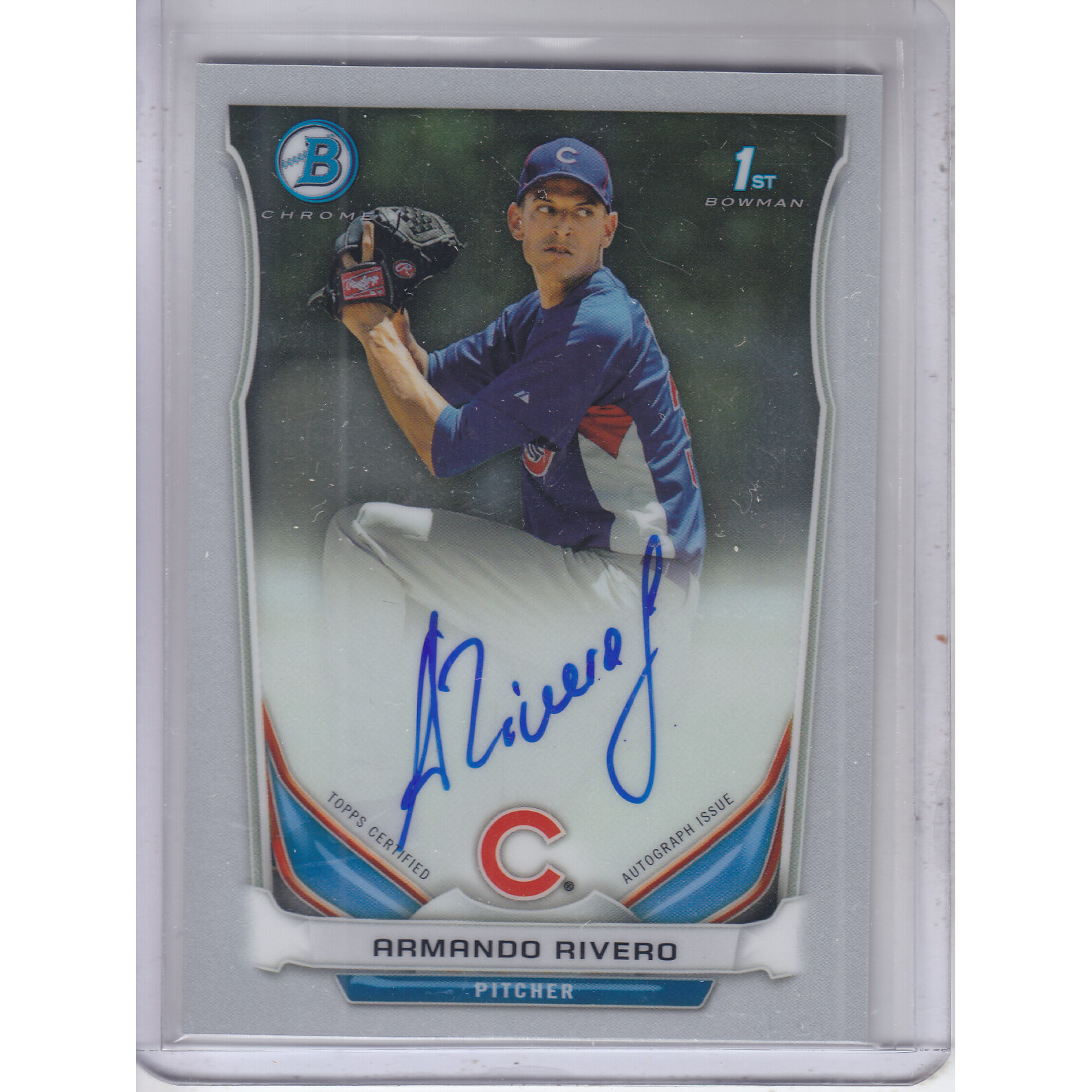 2014 Bowman Chrome Prospect Autographs #BCAPARI Armando Rivero