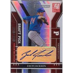 2004 Donruss Elite Extra Edition Signature Turn of the Century #312 Zach Jackson DP/250. rookie card picture