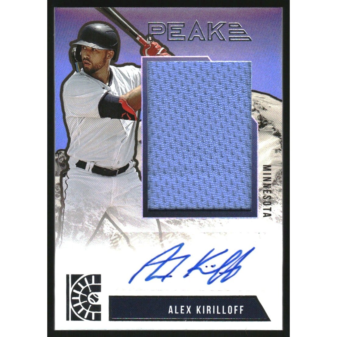 2022 Panini Capstone Peak Material Signatures #14 Alex Kirilloff