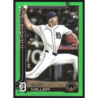 2025 Topps Update Green Rainbow Foil #US317 Ryan Miller